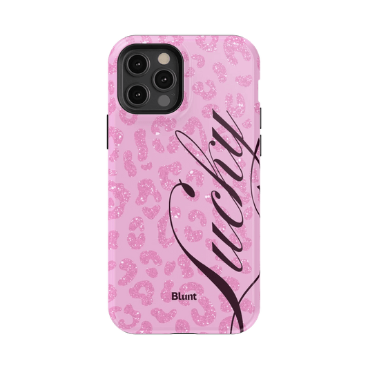 Pink Cheetah Lucky iPhone Case - Blunt Cases