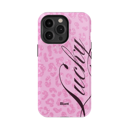 Pink Cheetah Lucky iPhone Case - Blunt Cases