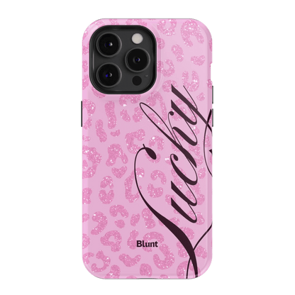 Pink Cheetah Lucky iPhone Case - Blunt Cases