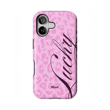 Pink Cheetah Lucky iPhone Case