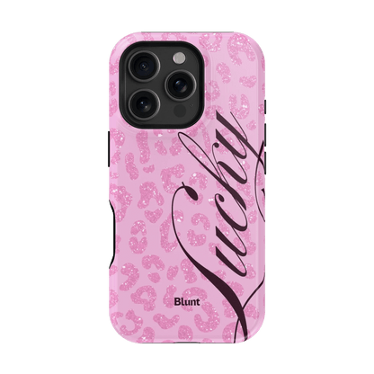 Pink Cheetah Lucky iPhone Case - Blunt Cases