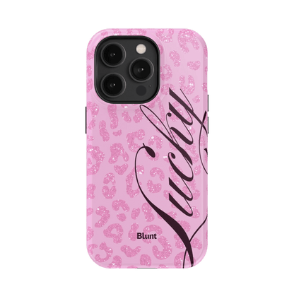 Pink Cheetah Lucky iPhone Case - Blunt Cases