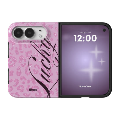 pink-cheetah-lucky-iphone-case iPhone 18 Duo case, view 1