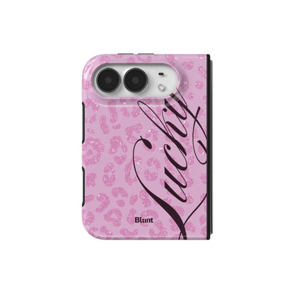 pink-cheetah-lucky-iphone-case iPhone 18 Duo case, view 2