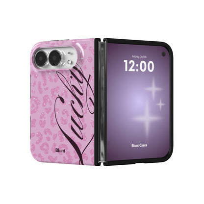 pink-cheetah-lucky-iphone-case iPhone 18 Duo case, view 3