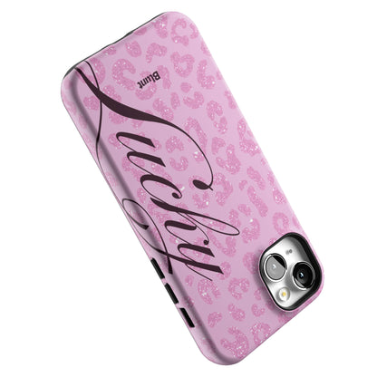 Pink Cheetah Lucky iPhone Case gallery - Iphone_14_Mini_Air_Plus_5