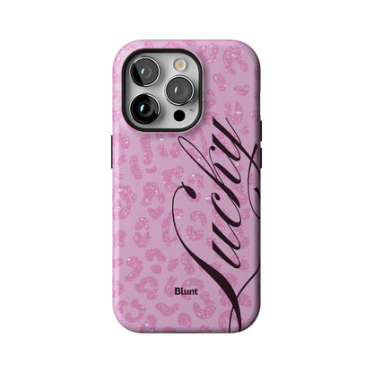Pink Cheetah Lucky iPhone Case gallery - Iphone_14_Pro_1