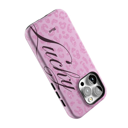Pink Cheetah Lucky iPhone Case gallery - Iphone_14_Pro_5