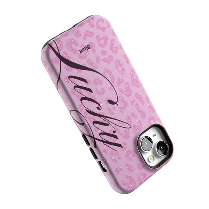 Pink Cheetah Lucky iPhone Case gallery - Iphone_15_Iphone_5