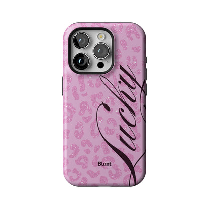 Pink Cheetah Lucky iPhone Case gallery - Iphone_15_Pro_1