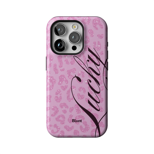 Pink Cheetah Lucky iPhone Case gallery - Iphone_15_Pro_1