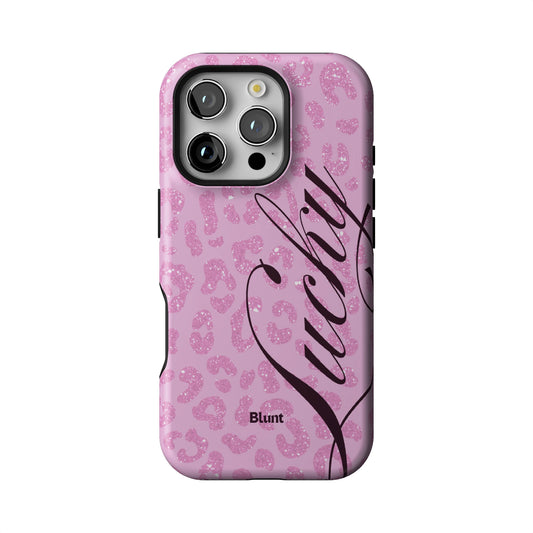 Pink Cheetah Lucky iPhone Case gallery - Iphone_16_Pro_1