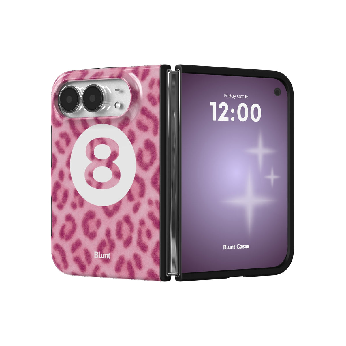 pink-cheetah-magic-8-iphone-case iPhone 18 Duo case, view 3