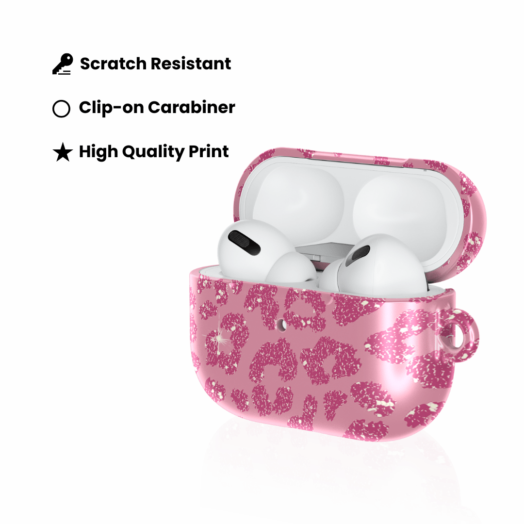 Pink Cheetah Print AirPod Case - Blunt Cases