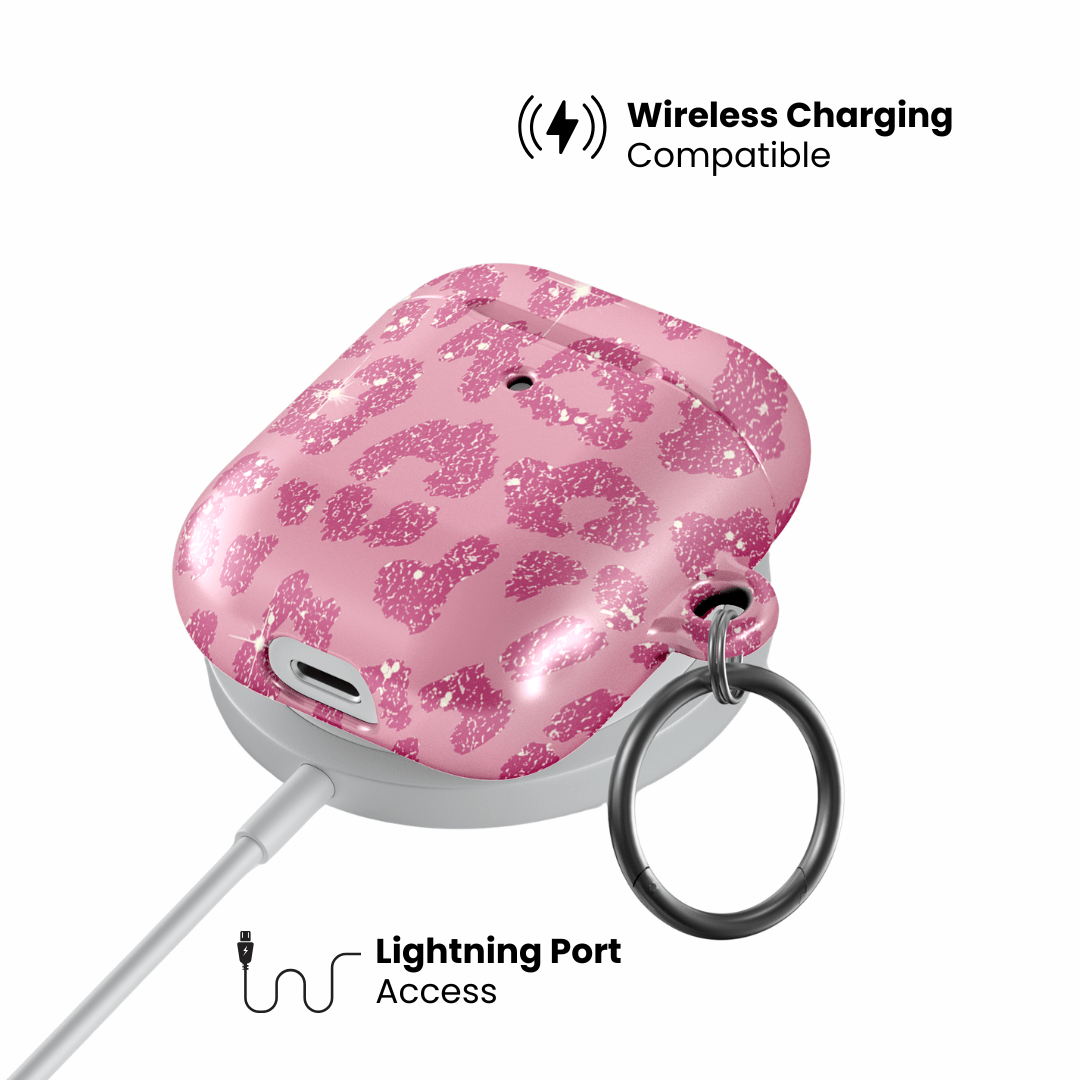 Pink Cheetah Print AirPod Case - Blunt Cases