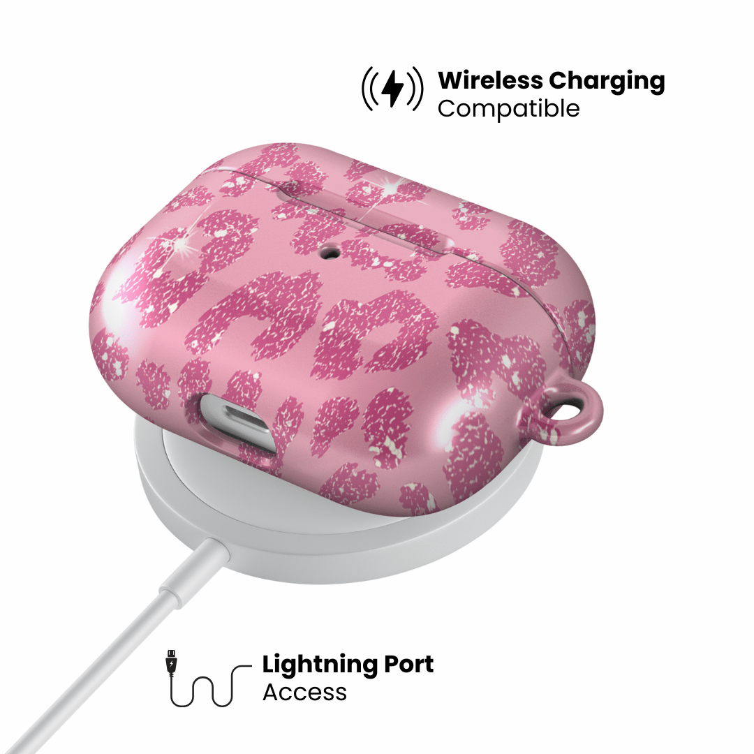 Pink Cheetah Print AirPod Case - Blunt Cases
