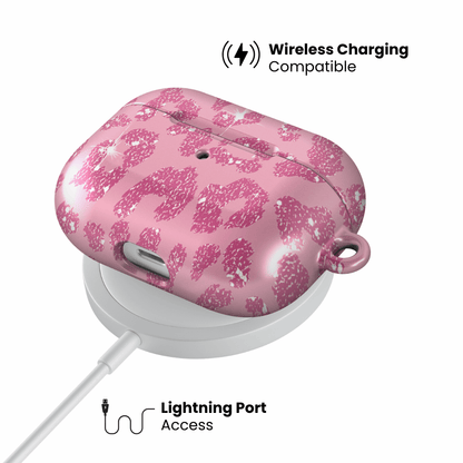 Pink Cheetah Print AirPod Case - Blunt Cases
