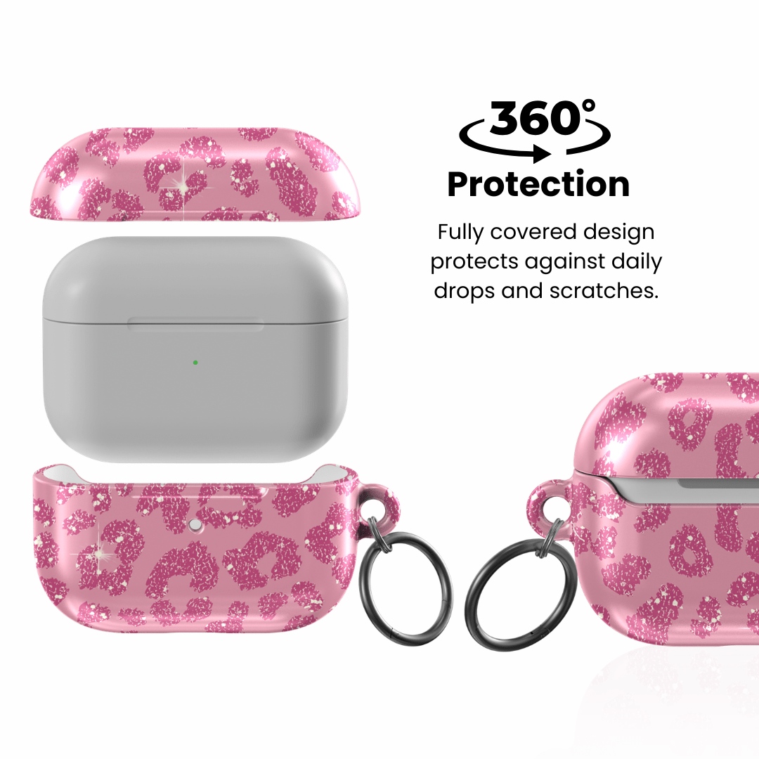 Pink Cheetah Print AirPod Case - Blunt Cases