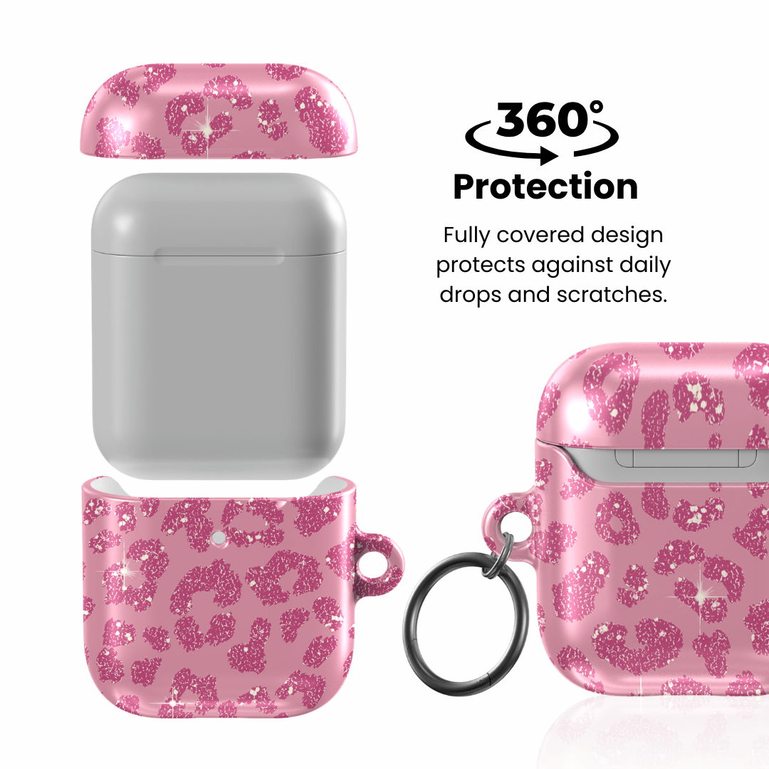 Pink Cheetah Print AirPod Case - Blunt Cases