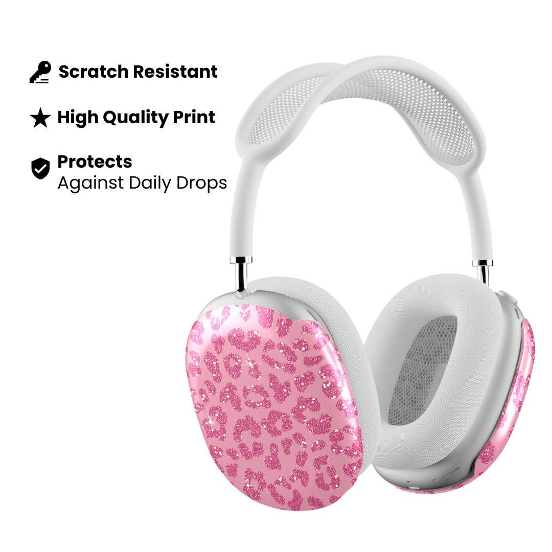 Pink Cheetah Print AirPod Max Case - Blunt Cases