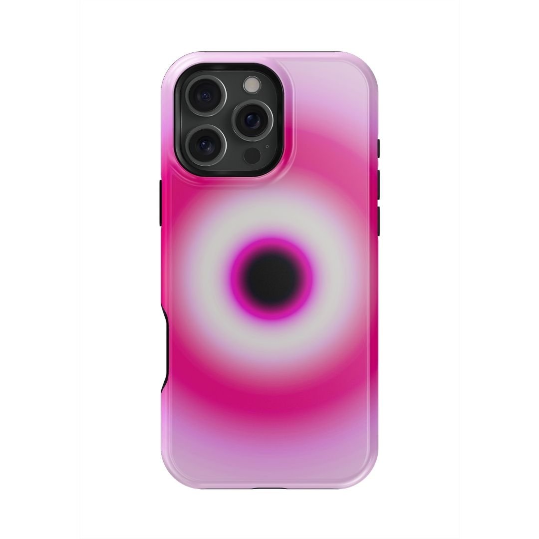 Pink Evil Eye Aura iPhone Case - blunt cases