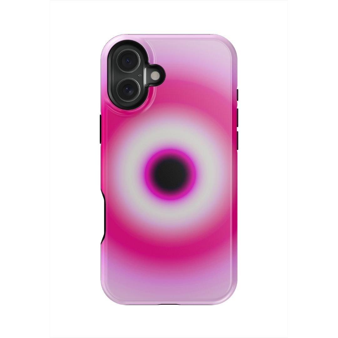 Pink Evil Eye Aura iPhone Case - blunt cases