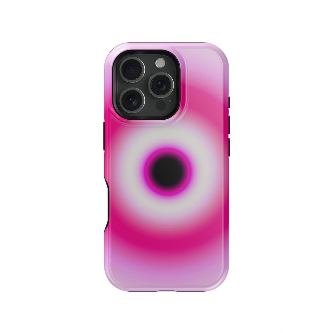 Pink Evil Eye Aura iPhone Case - blunt cases