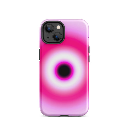 Pink Evil Eye Aura iPhone Case - blunt cases