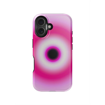 Pink Evil Eye Aura iPhone Case - blunt cases