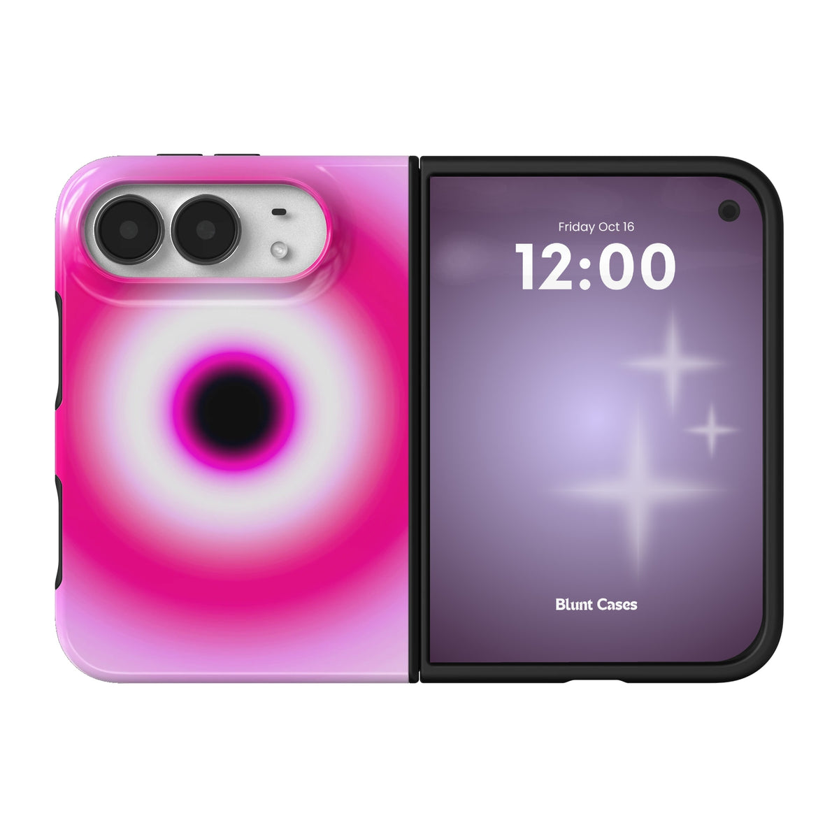 pink-evil-eye-gradient-iphone-case iPhone 18 Duo case, view 1