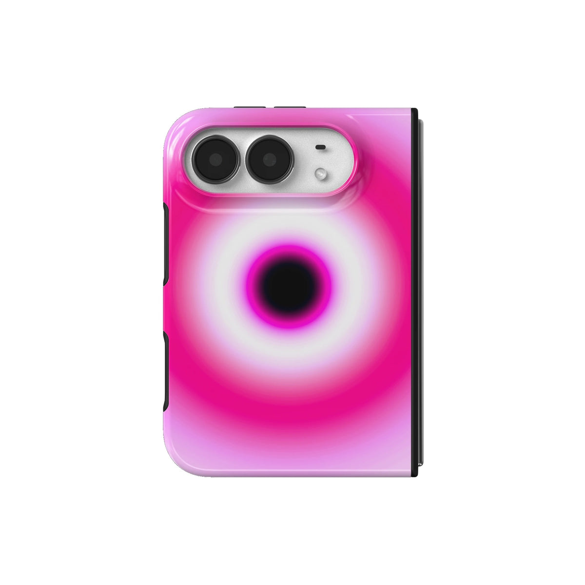 pink-evil-eye-gradient-iphone-case iPhone 18 Duo case, view 2