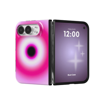 pink-evil-eye-gradient-iphone-case iPhone 18 Duo case, view 3