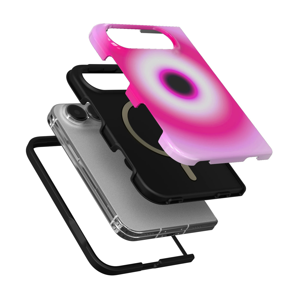 pink-evil-eye-gradient-iphone-case iPhone 18 Duo case, view 6