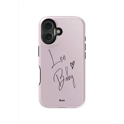 Pink Leo Baby iPhone Case - blunt cases