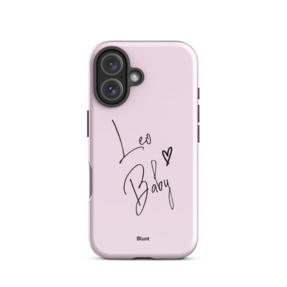 Pink Leo Baby iPhone Case - Blunt Cases