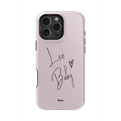 Pink Leo Baby iPhone Case - blunt cases