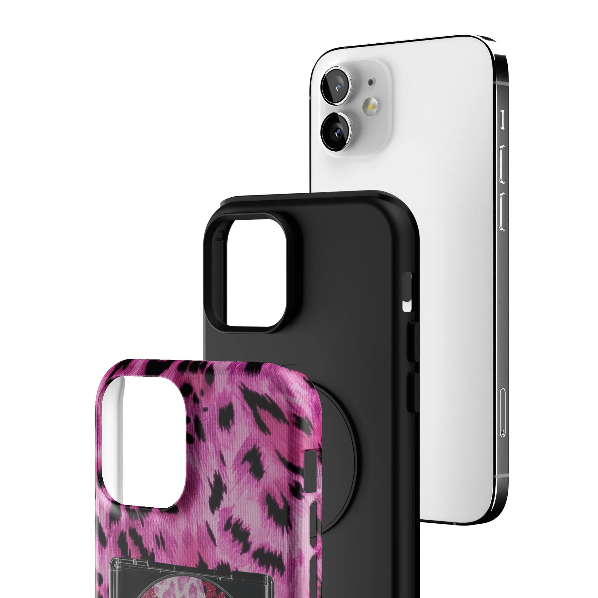 Pink Leopard Mix iPhone Case gallery - Iphone_12_Iphone_3