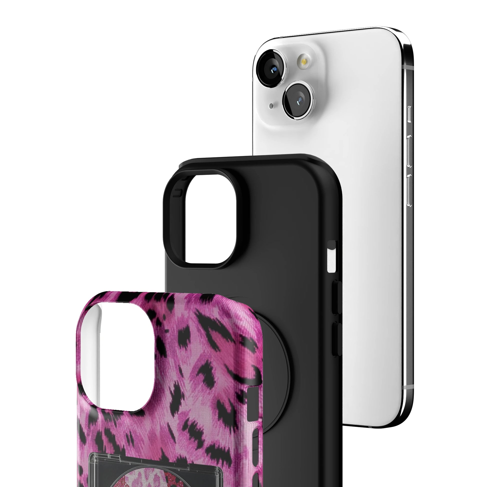 Pink Leopard Mix iPhone Case gallery - Iphone_15_Iphone_3