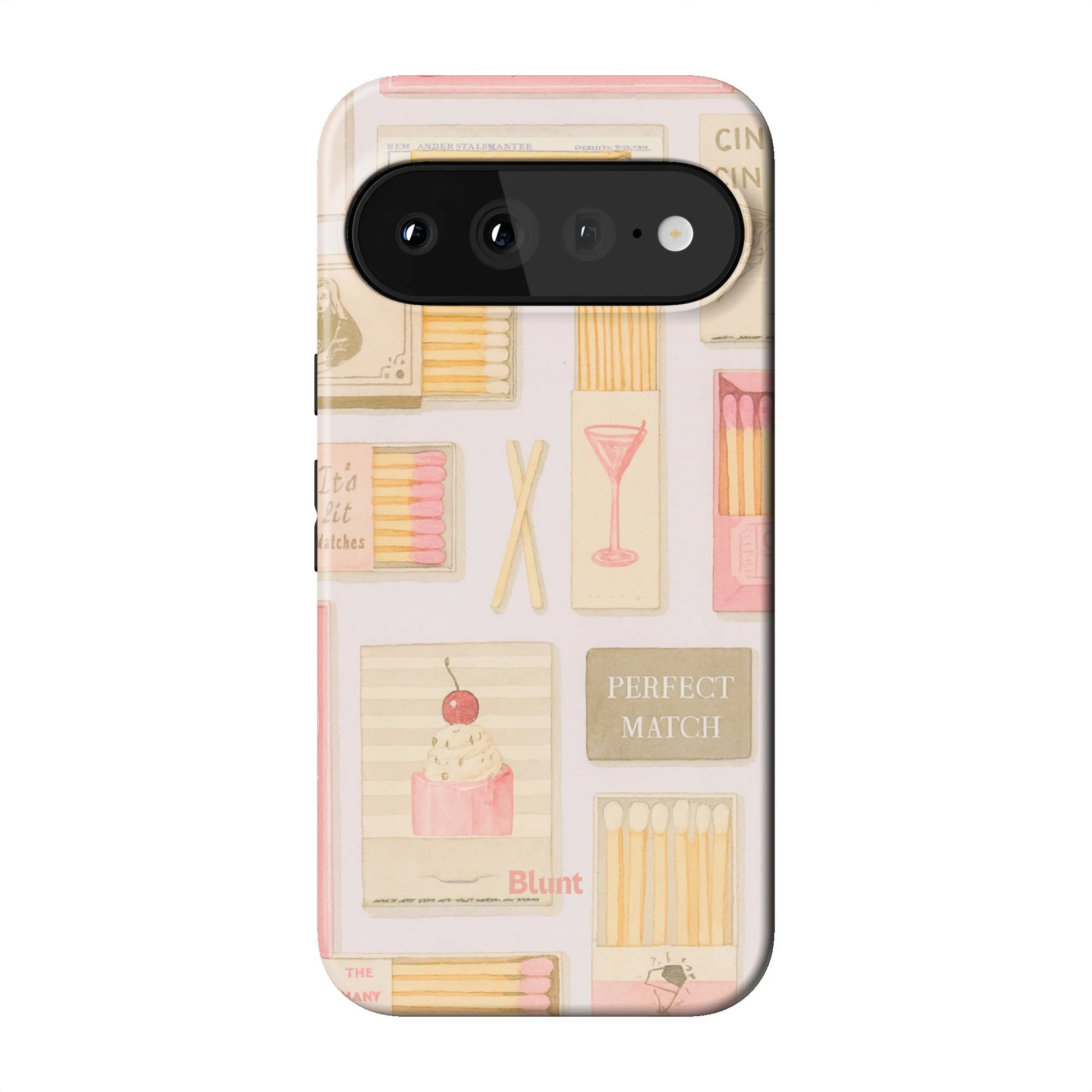 Pink Match Pixel Case - Blunt Cases