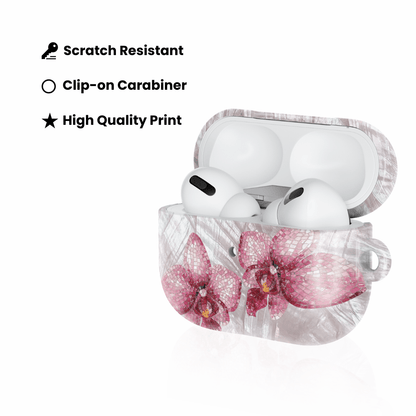 Pink Mosaic Orchids AirPod Case - Blunt Cases