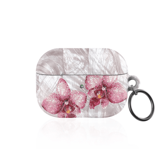 Pink Mosaic Orchids AirPod Case - Blunt Cases