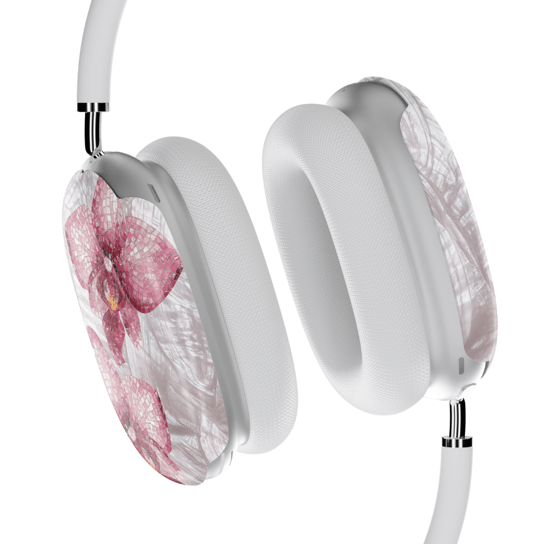 Pink Mosaic Orchids AirPod Max Case - Blunt Cases