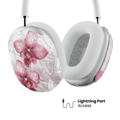 Pink Mosaic Orchids AirPod Max Case - Blunt Cases