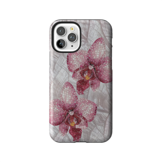 Pink Mosaic Orchids iPhone Case gallery - Iphone_11_Pro_1