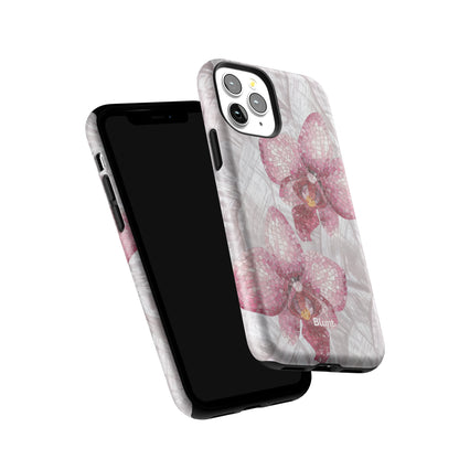 Pink Mosaic Orchids iPhone Case gallery - Iphone_11_Pro_6