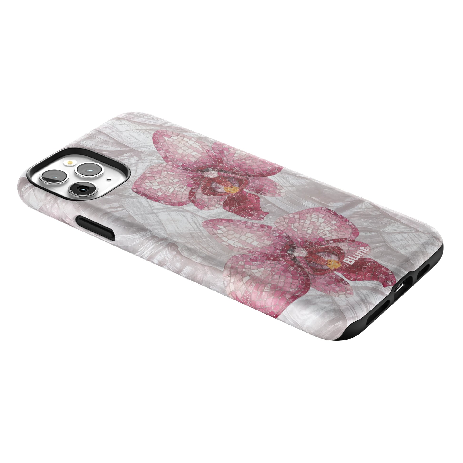 Pink Mosaic Orchids iPhone Case gallery - Iphone_11_Pro_Max_2