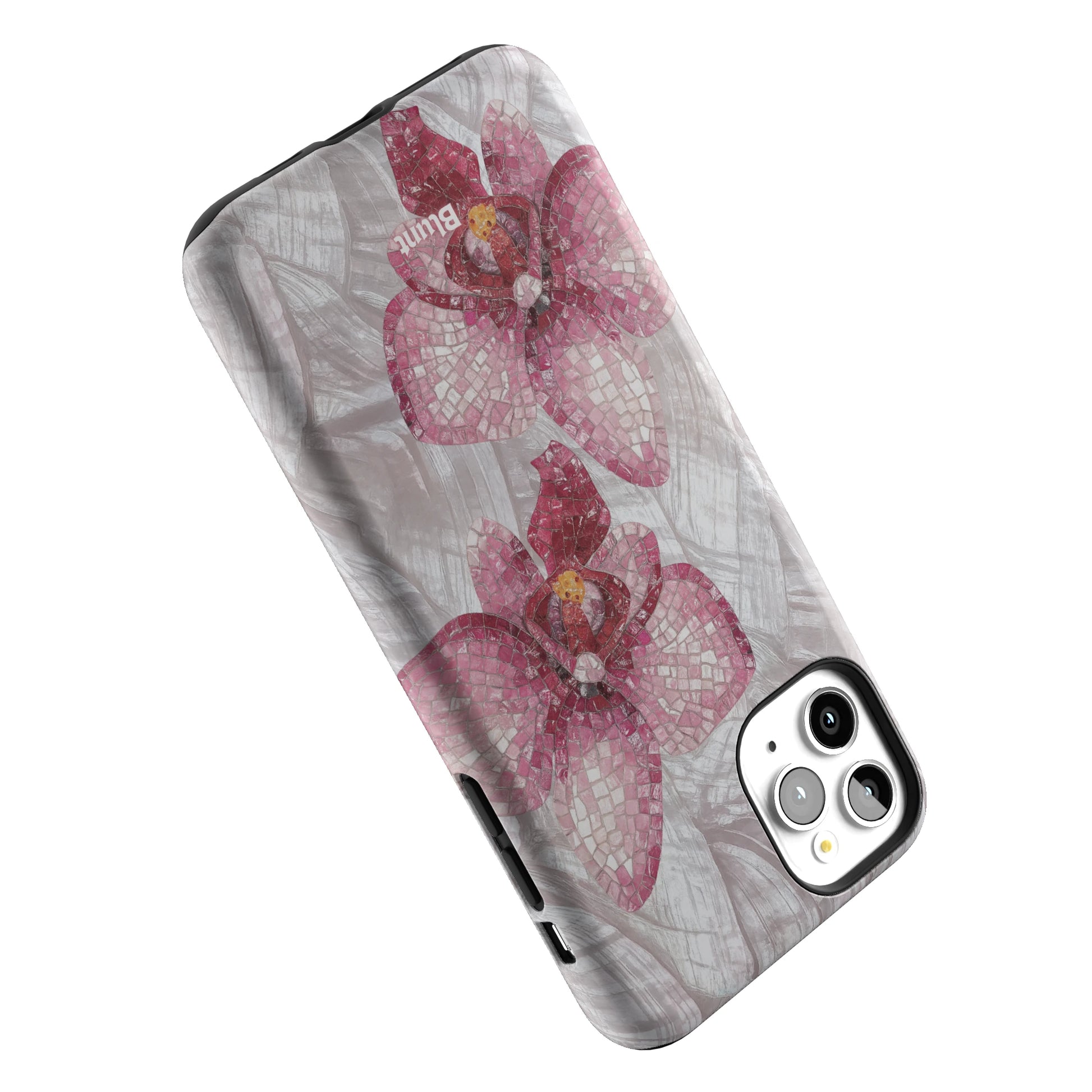 Pink Mosaic Orchids iPhone Case gallery - Iphone_11_Pro_Max_5