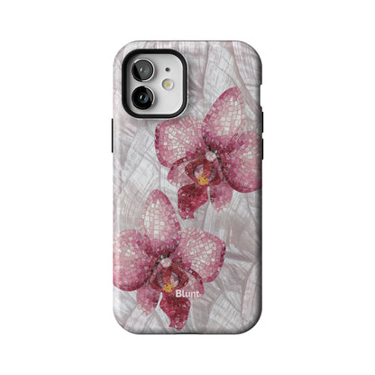Pink Mosaic Orchids iPhone Case gallery - Iphone_12_Iphone_1