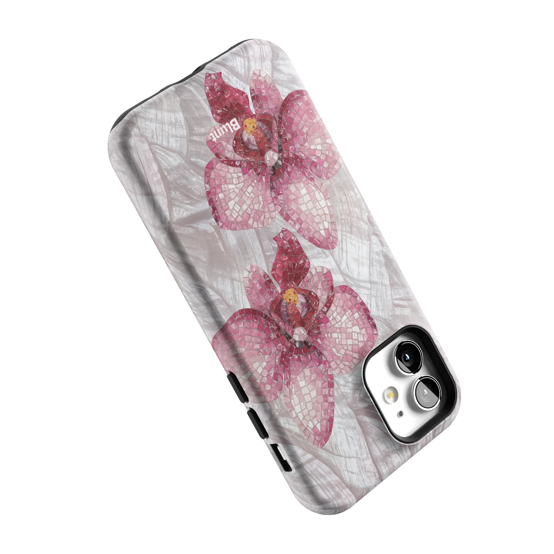 Pink Mosaic Orchids iPhone Case gallery - Iphone_12_Iphone_5