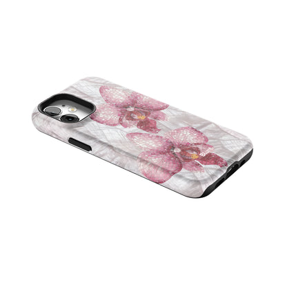 Pink Mosaic Orchids iPhone Case gallery - Iphone_12_Mini_Air_Plus_2